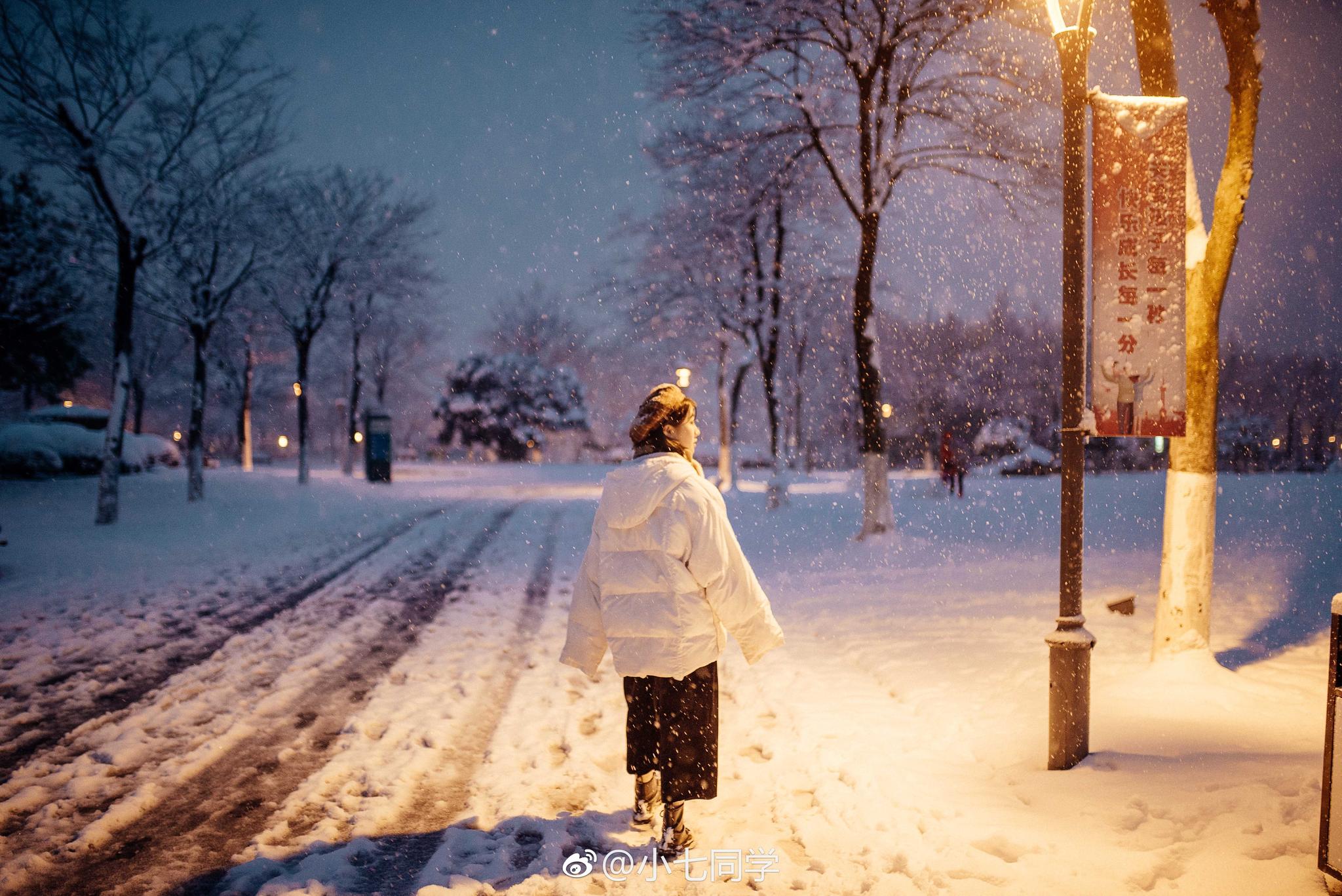 外面下雪啦,快跟我回家~|下雪_新浪新闻