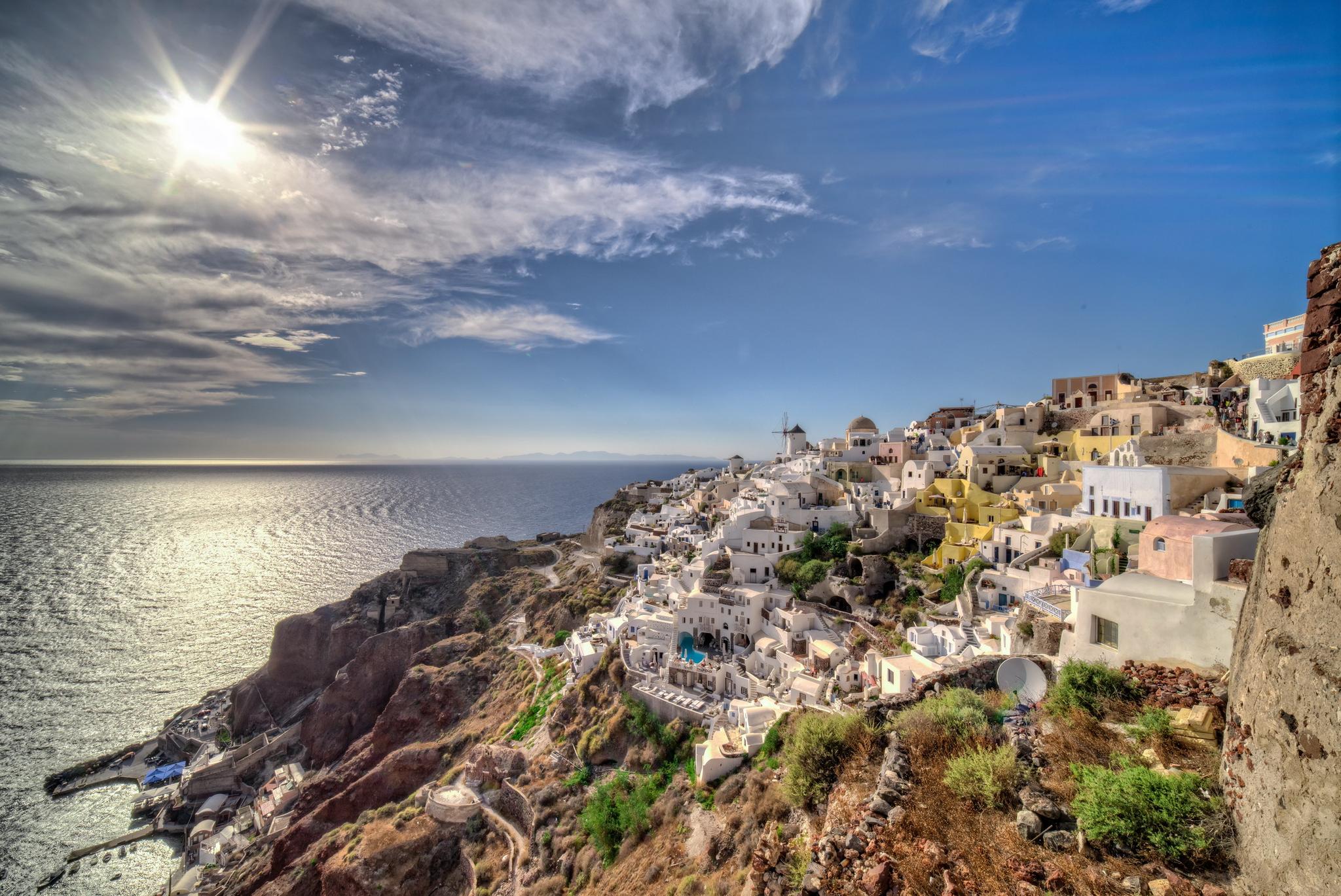 圣托里尼岛伊亚镇(oia).