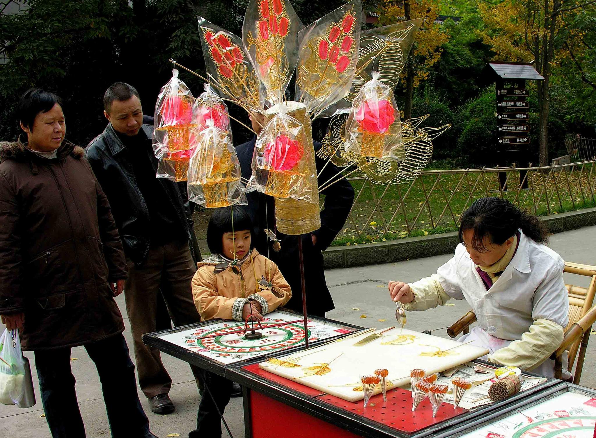 传统民间手艺糖画