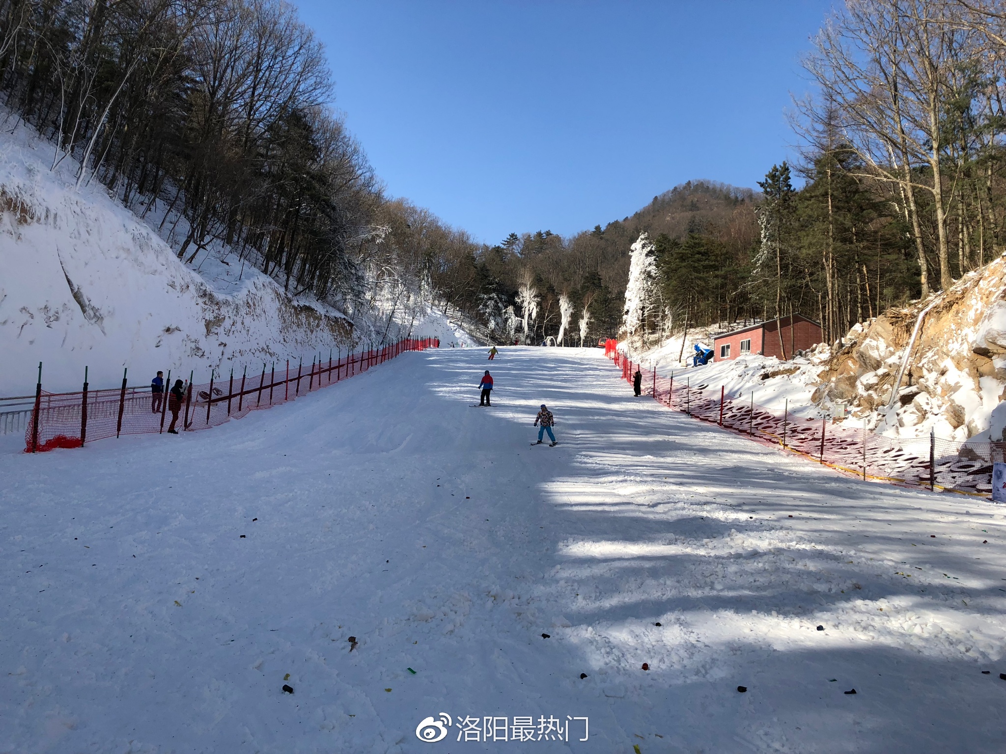 洛阳白云山滑雪场正式启动 白云山冰雪节精彩纷呈