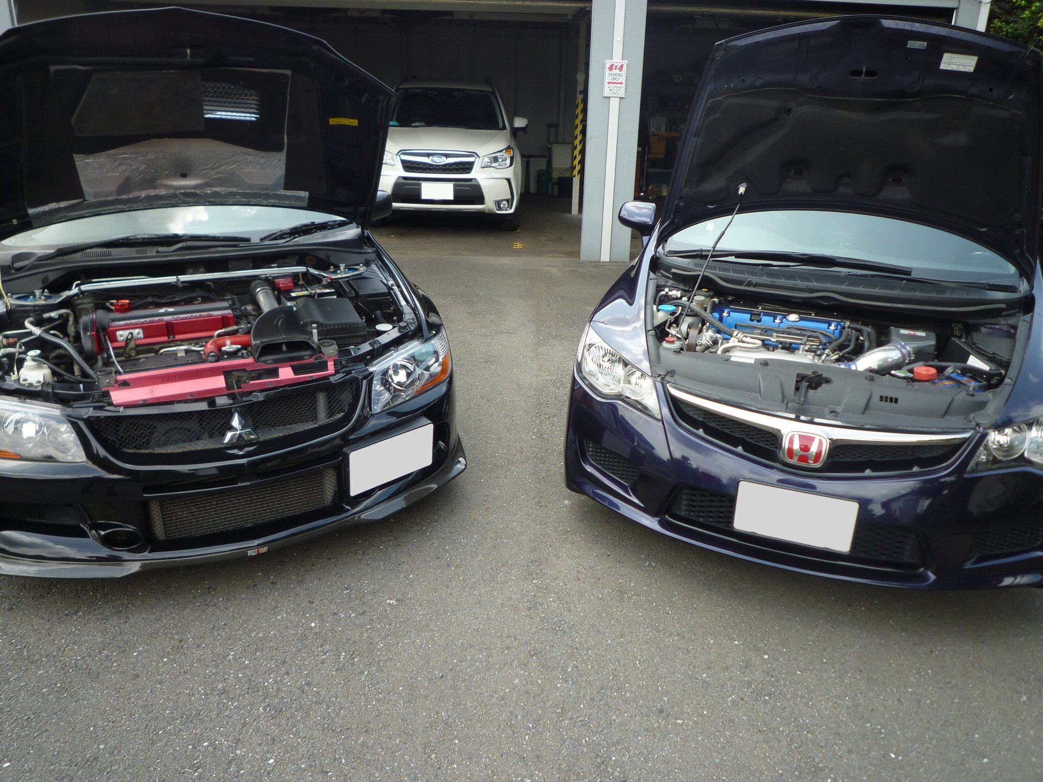 全国首例本田思域移植4g63发动机,同一辆车竟然有两种信仰!