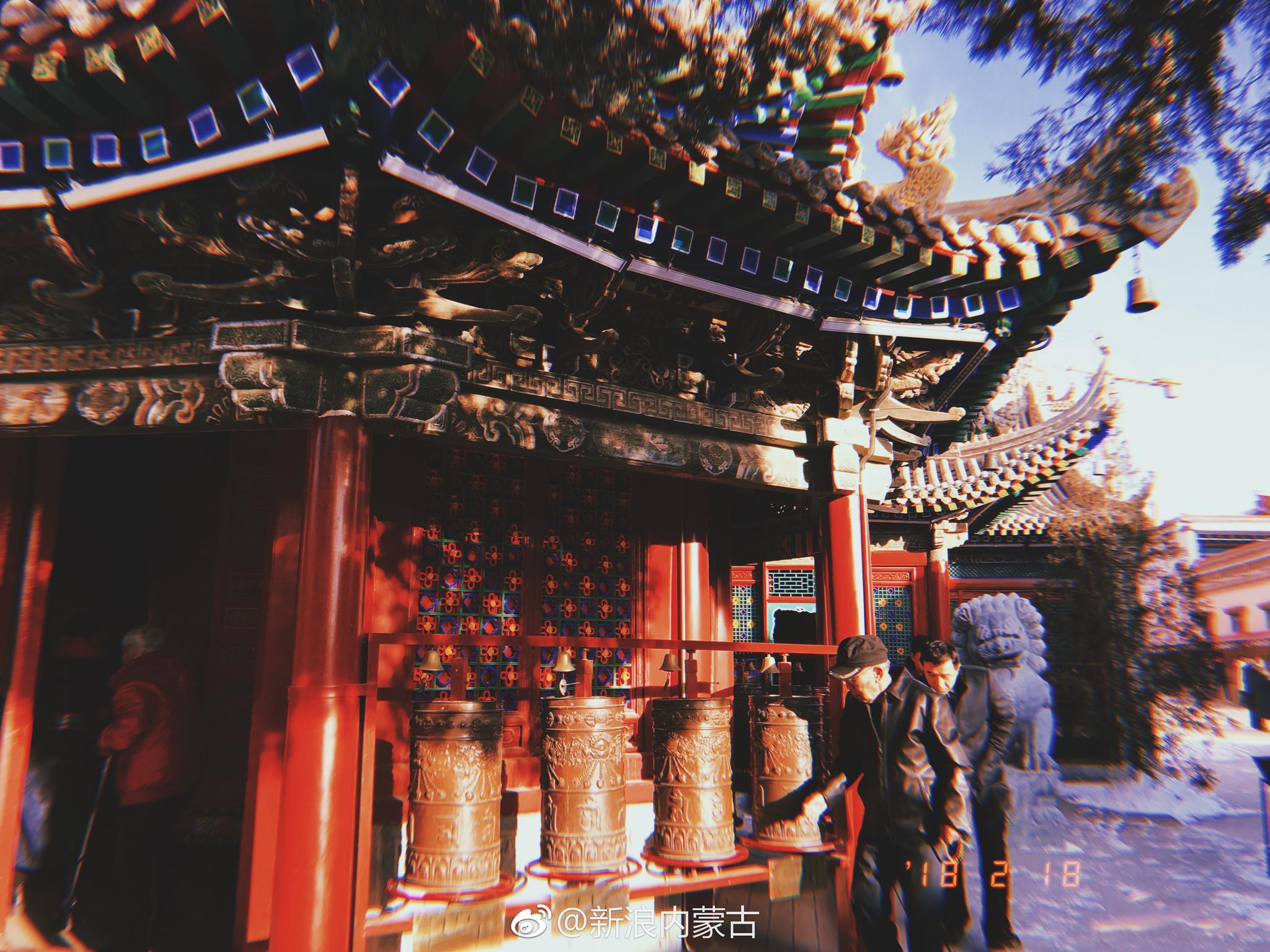 大年初三:阿拉善延福寺祈福