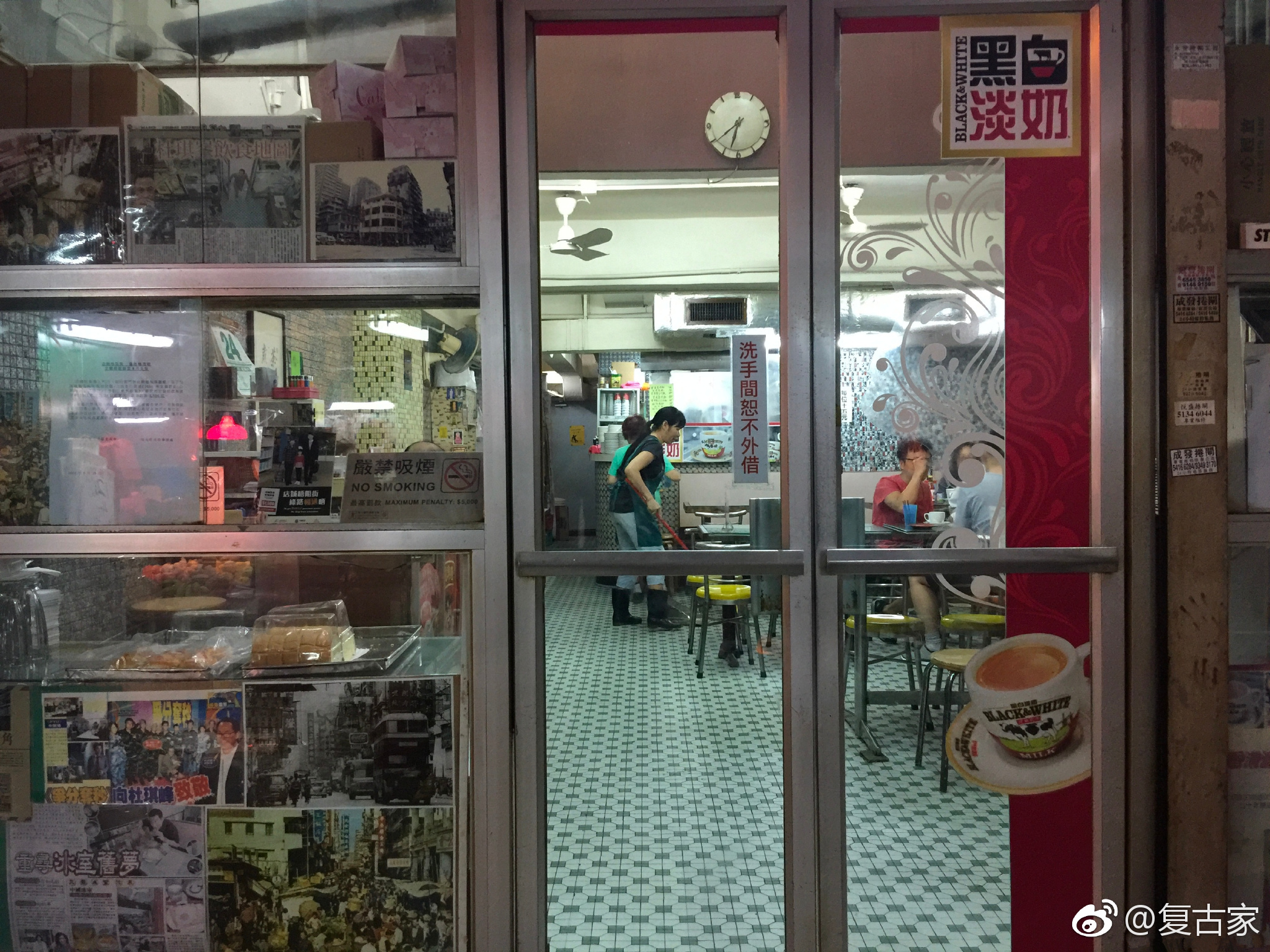 位于香港旺角的茶餐厅"中国冰室"是众多知名港剧的取景地|旺角|冰室