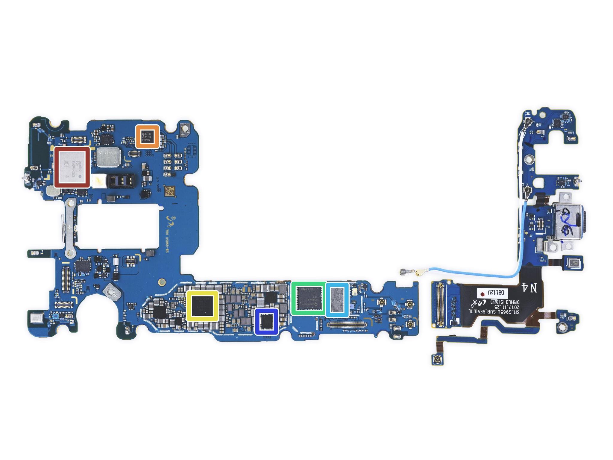 三星galaxy s9 拆解,看看国产手机的差距在哪