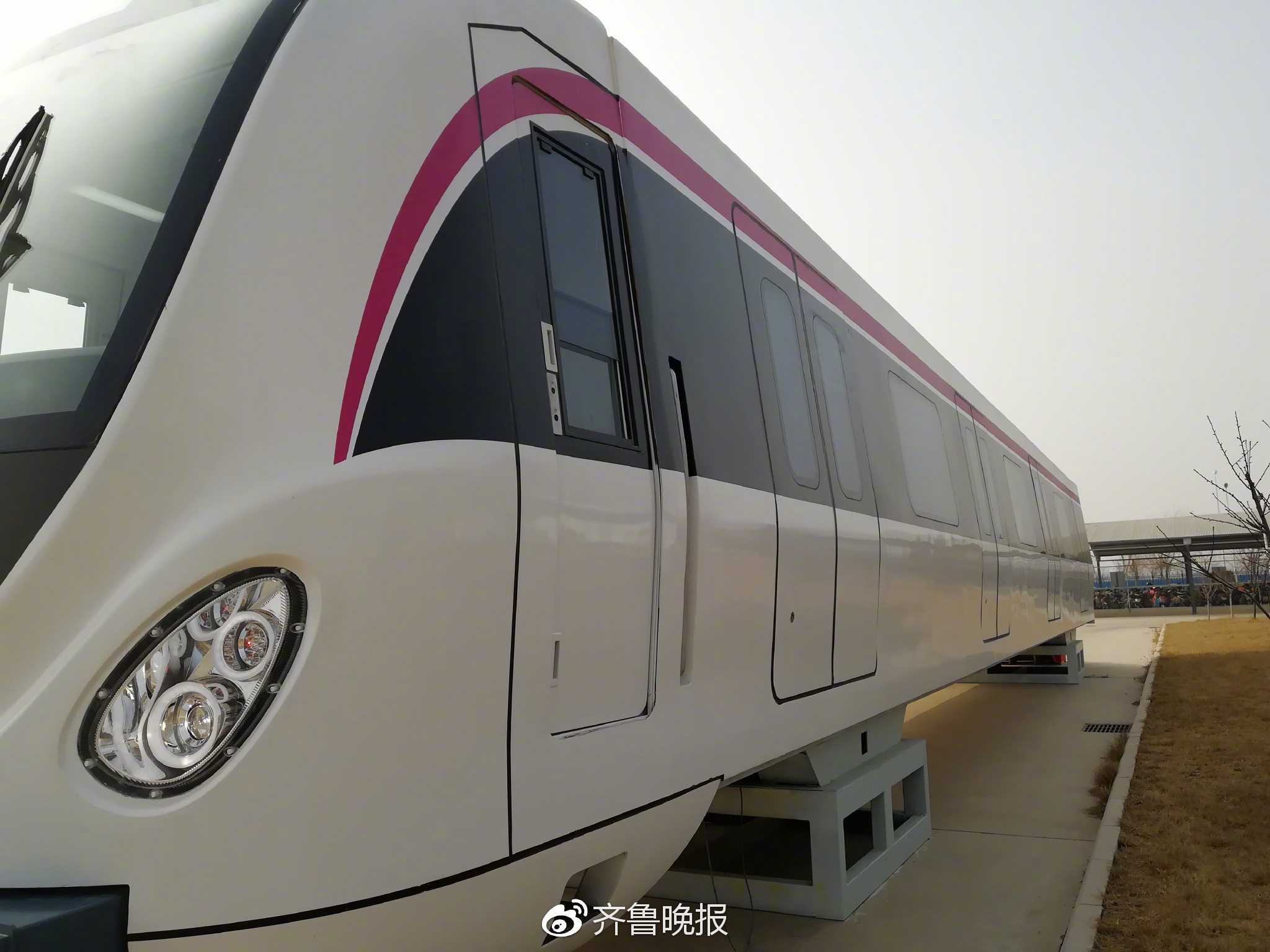 它来啦!济南地铁第一辆车,将在范村试跑起来!