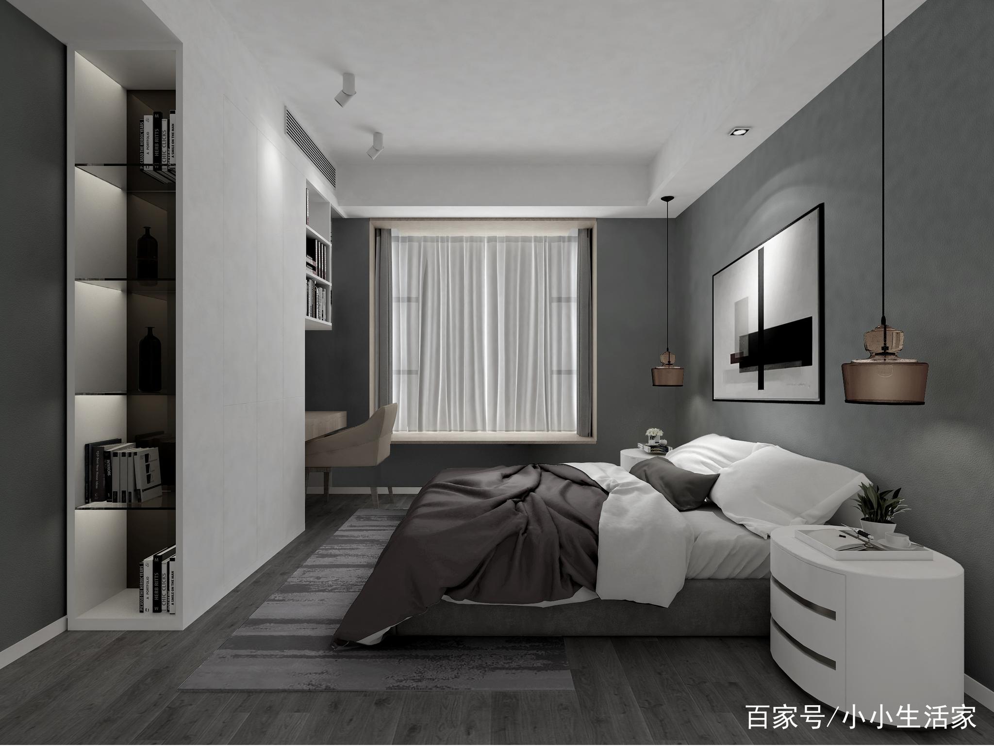 黑白灰,用得好才叫高级,比如这套90平米简约风格的新家!
