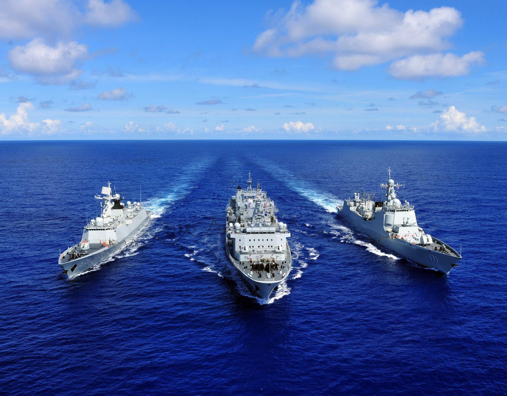 全球三大蓝水海军图片