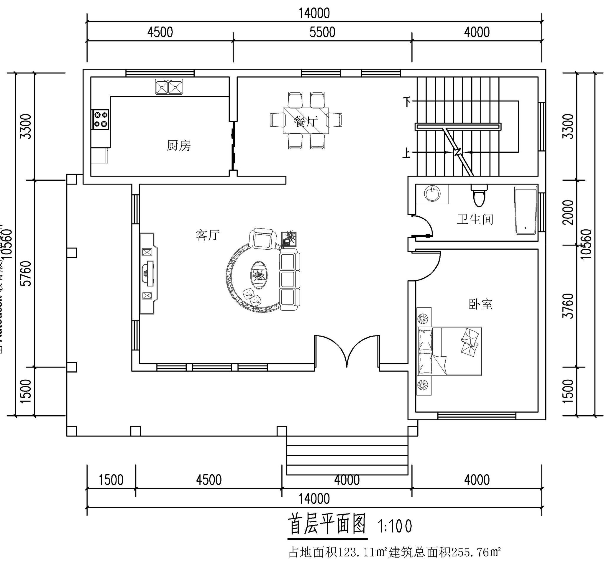 农村自建别墅14x10米,34万2兄弟一人盖一栋,成为全村最美风景线