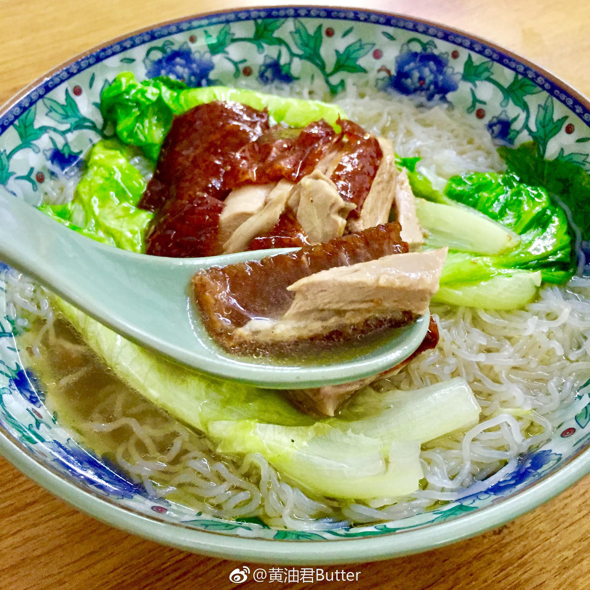 正宗广东叉烧濑粉&烧鸭米粉&白切鸡饭大赞一波肉质的鲜嫩和入味我一