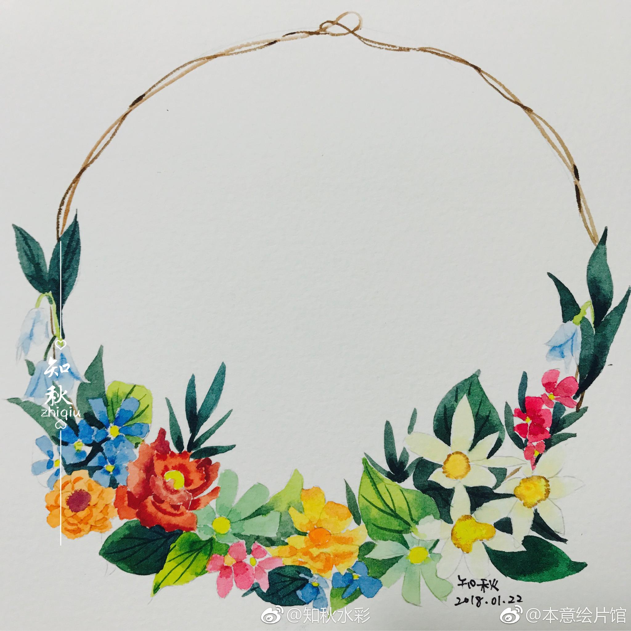 绘画:|绘画|娇艳|花环_新浪新闻