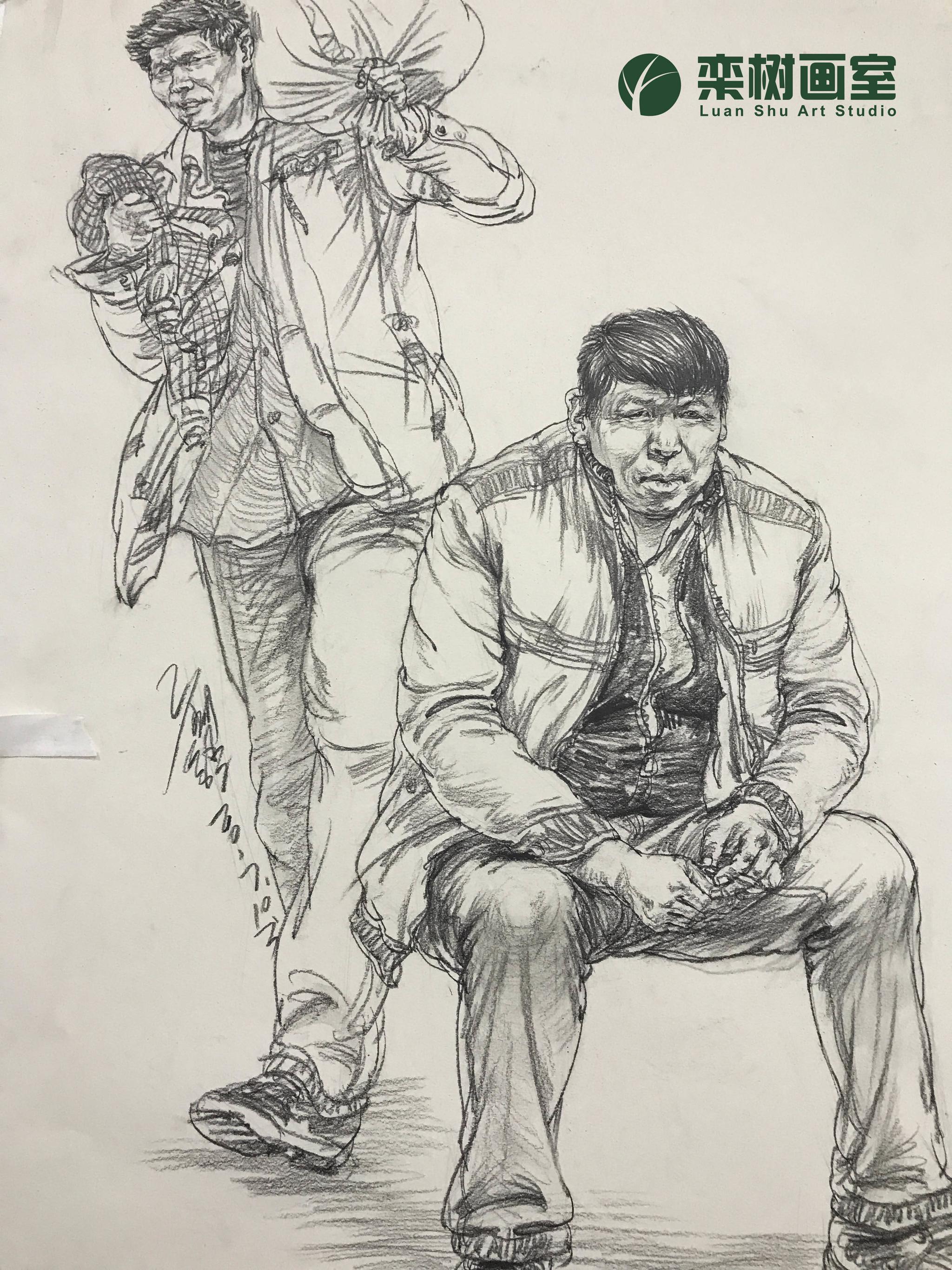美术干货--动态速写的绘画技法|速写|技法|动势_新浪新闻