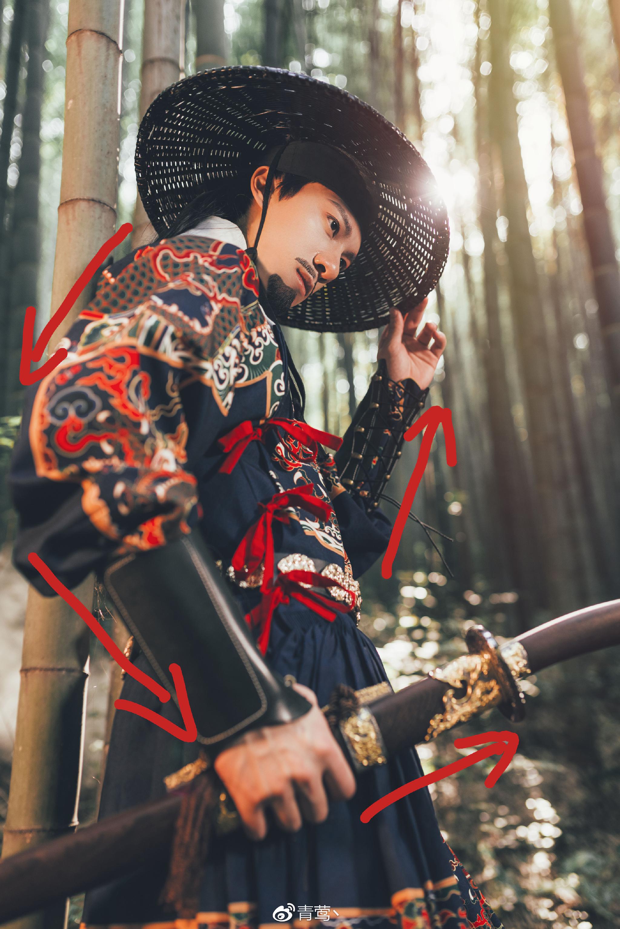 男性汉服摆姿推荐英气十足的拍照姿势大全