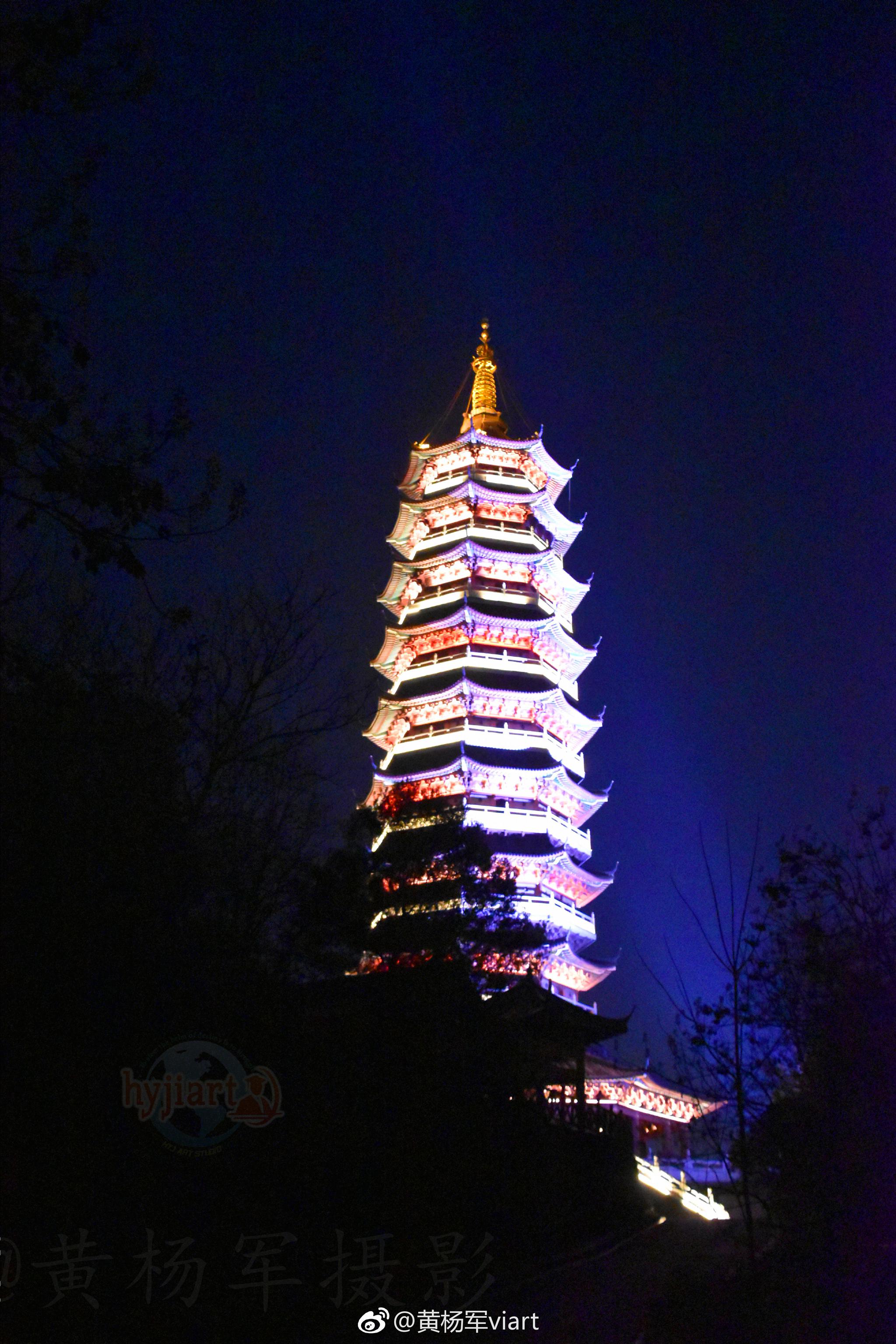 翠浪塔之夜|赣州|江西|资讯_新浪新闻