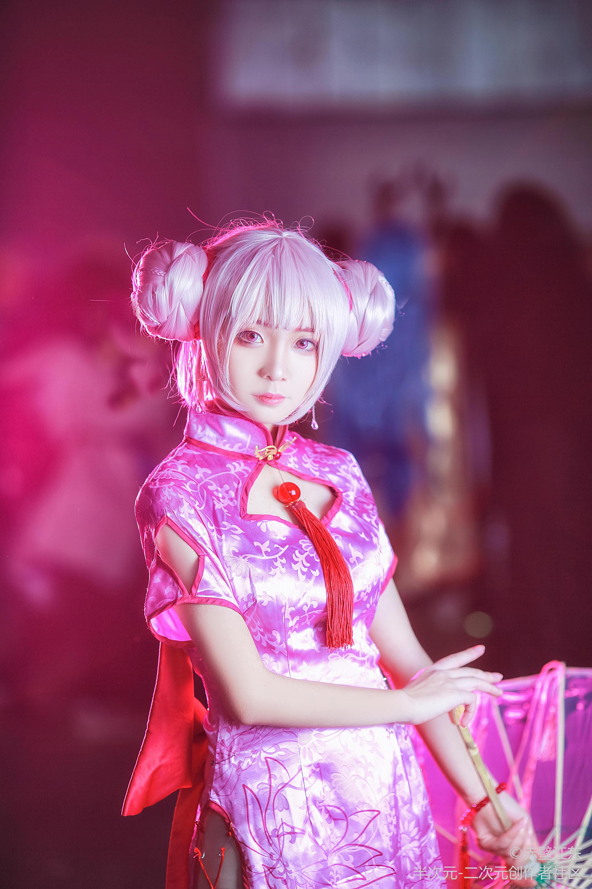 古风旗袍桃之夭夭cosplay有都督愿意带小乔回家吗