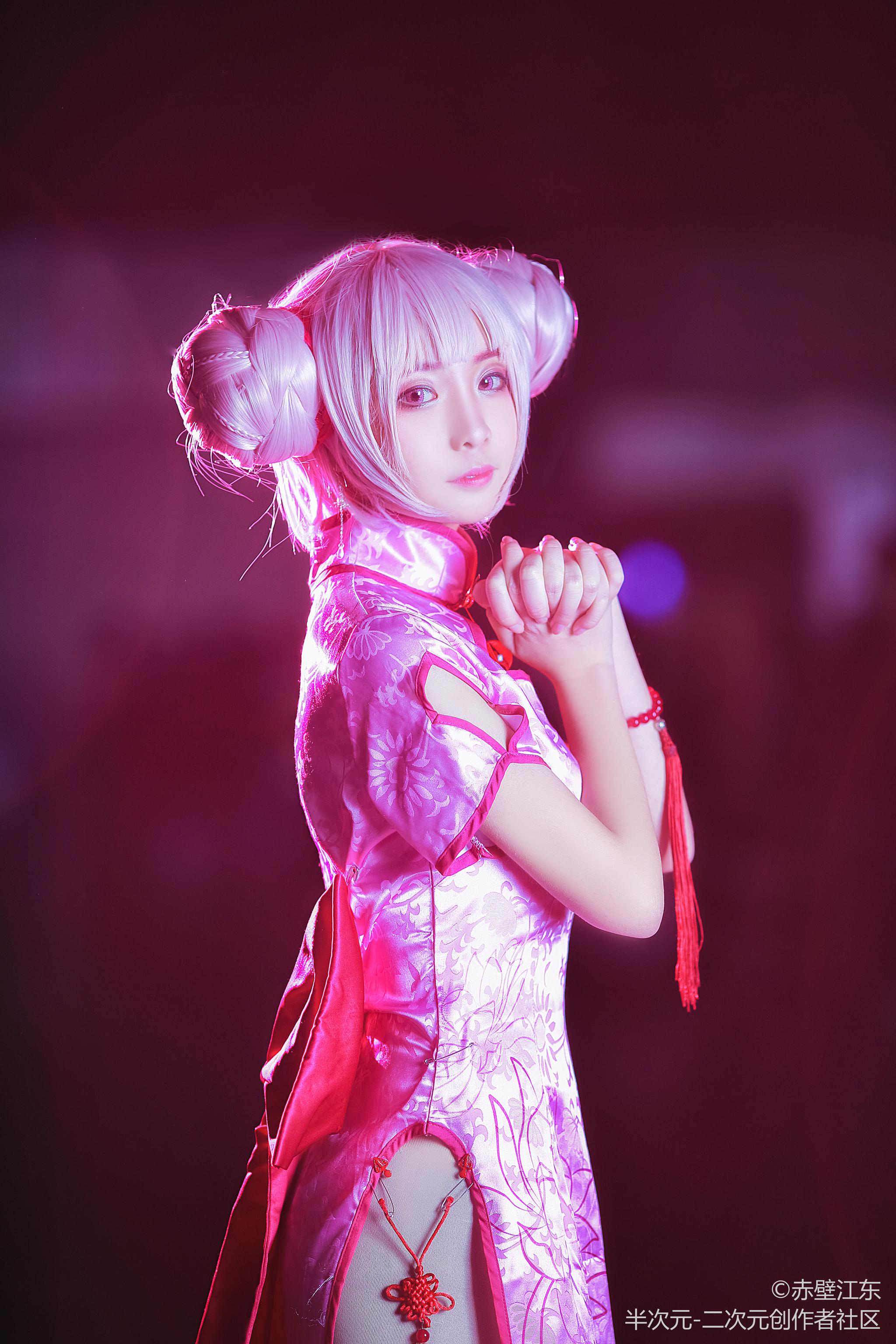 古风旗袍桃之夭夭cosplay有都督愿意带小乔回家吗