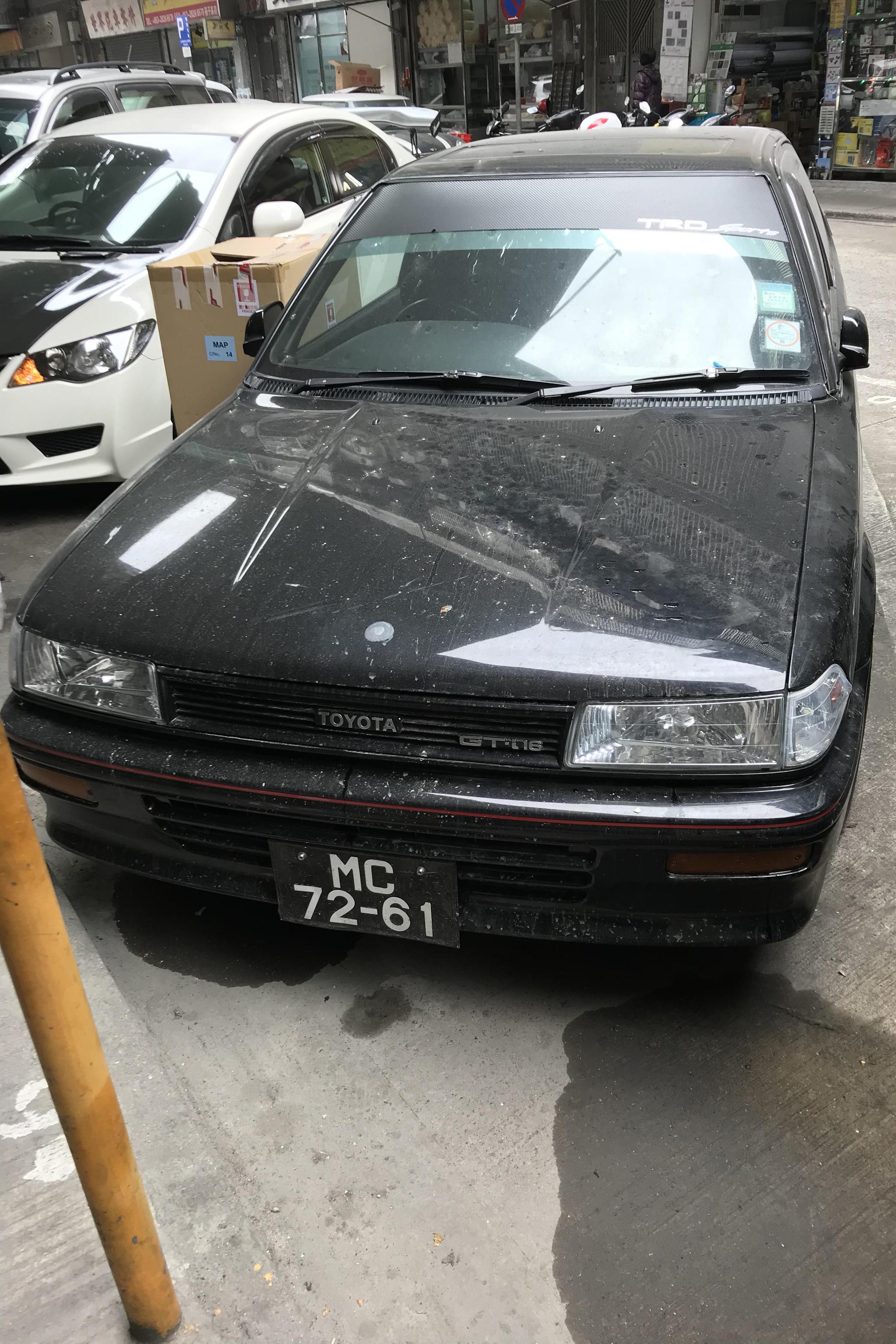 其实在"花冠"(corolla)也是当年本田的强劲对手,搭载4a-ge发动机的