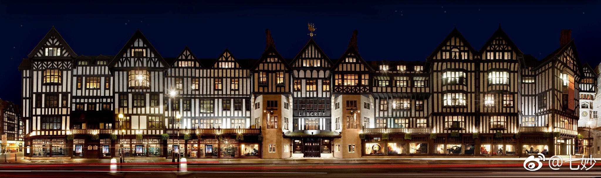 英国之行必去liberty百货商店优雅复古的商场建筑风格是伦敦打卡地