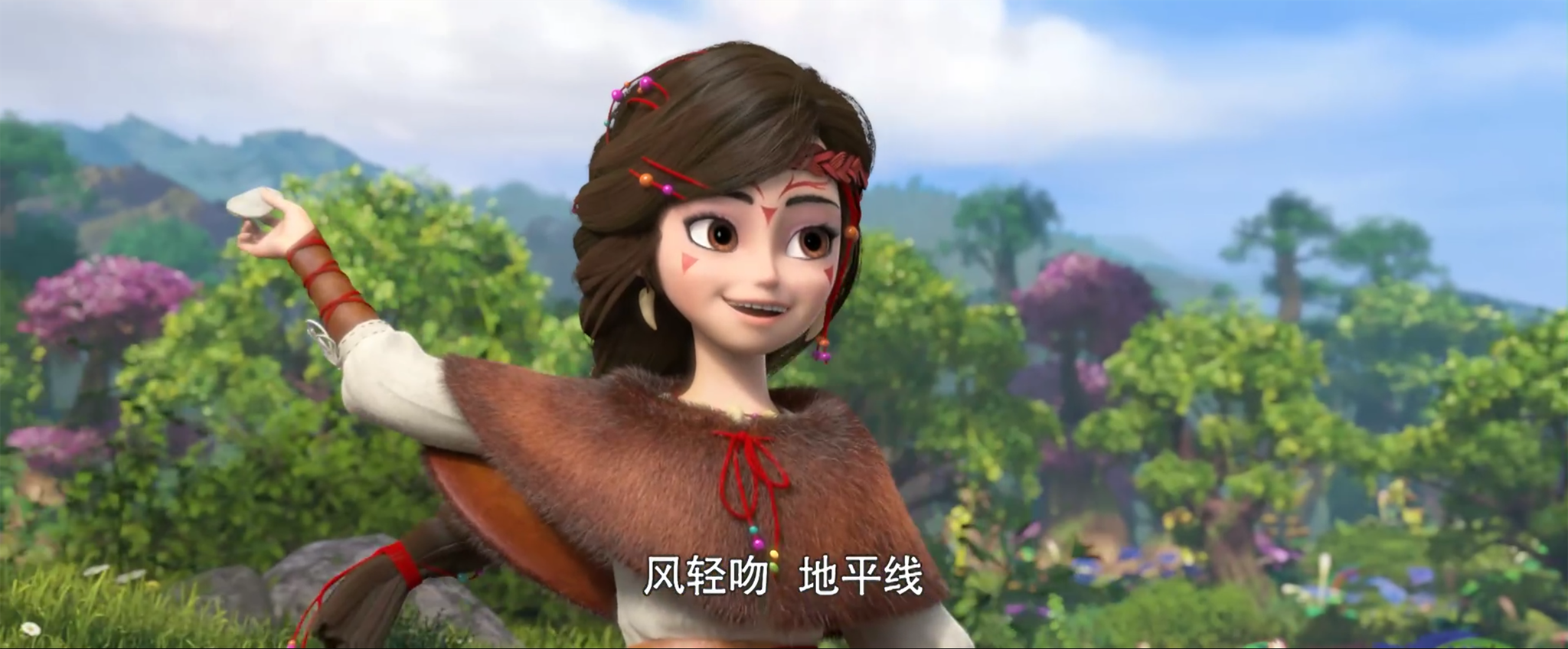 第二位:纳雅近期熊出没动画电影马上就要上映了,成熟漂亮的美女贝丝也