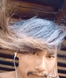 搞笑图片吃胖了快钻不过来了