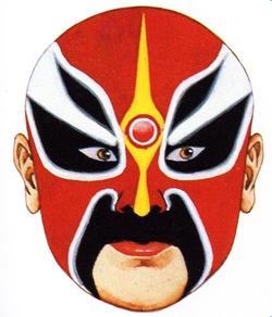 护身的颜色,不管是旧式婚礼,古代打胜仗,代表忠勇之士的京剧红色脸谱