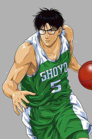 花形透/出自动漫《灌篮高手》:花形透摘下眼镜的那一刻可谓惊艳!