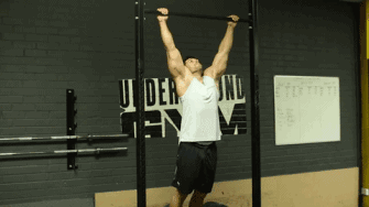 动作一：正（反）手引体向上