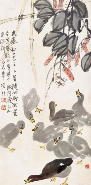 名家作品赏析在野派四大家之一青岛名家张朋老师