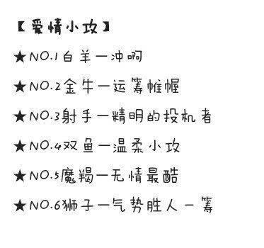 十二星座,你在爱情里是攻还是受?