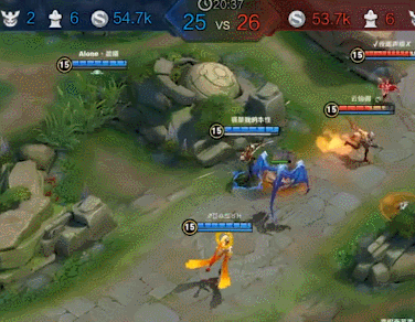 王者荣耀女娲自带bug上线无伤拆塔无复活时间隐身很强