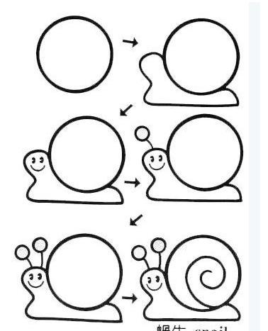 这几款小动物简笔画家长和老师请要收好锻炼宝宝动手能力