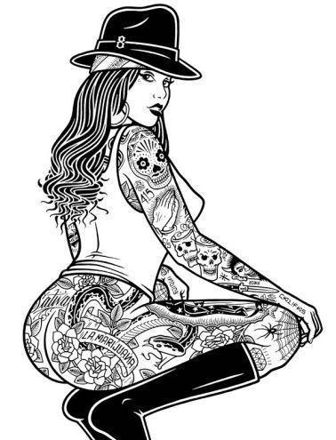 纹身手稿第19期:纹身手稿中的纹身手稿——纹身女孩