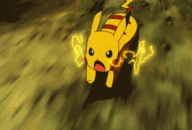 放电,十万伏特,百万伏特这些都是皮卡丘的绝技,小智算是幸运的了,这些