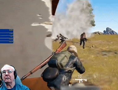 绝地求生和爷爷一起吃鸡是什么样的体验?