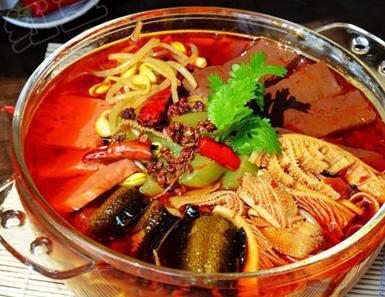 越吃越红火的小火锅毛血旺