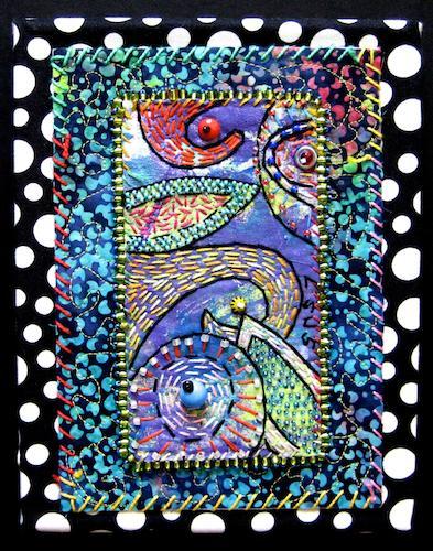 从想象中享受这个令人愉快的纤维艺术作品