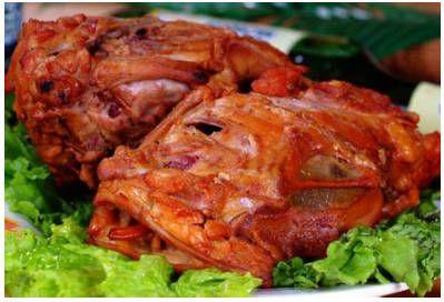 东北特色熏鸡架