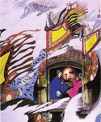 希望你能借给我20只船,每只船上30个士兵,船要用青布幔子遮起来,还要