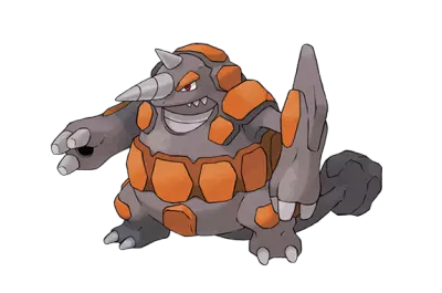 超甲狂犀班基拉斯是岩石系精灵,分类铠甲神奇宝贝.