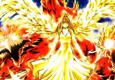 在体内聚集"灭龙魔法"火与雷的魔力后吐出融合雷电和火炎的双重属性的