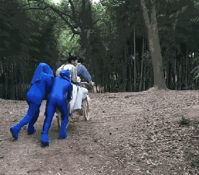 影视剧里各种有趣的拍摄手法 没有做后期处理时看着好搞笑