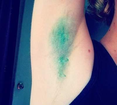 腋毛也能染色这又是什么时尚操作