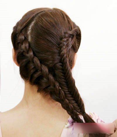 2款辫子编发盘发图解!