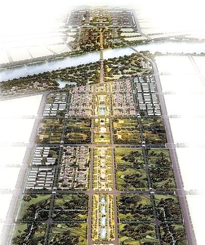 洛阳隋唐城宫城规划图图片