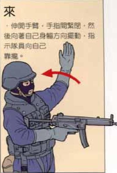 特种兵战术手势(手语)文图详解