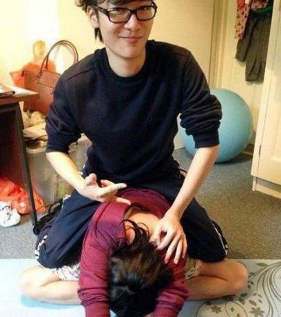 姑娘, 倒挂金钩做的确实不错, 但你是不是忘了自己穿的裙子了呢