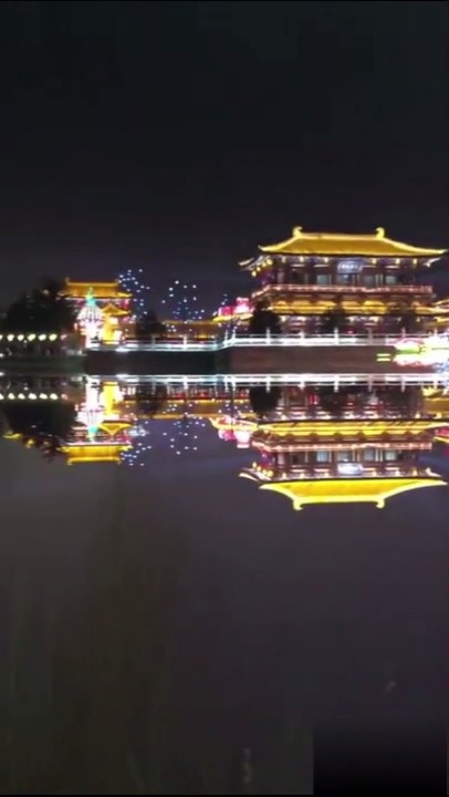 西安身边事 镜花水月西安大唐芙蓉园美的分不