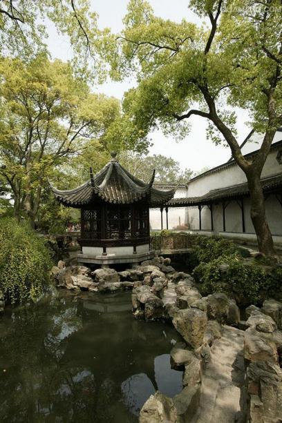 这样的中式古典庭院设计,真美