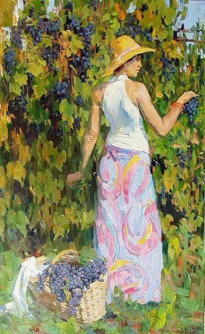 俄罗斯女画家tatyana.lushnikova油画人物作品欣赏