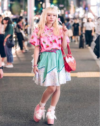 日系原宿风,少女感十足