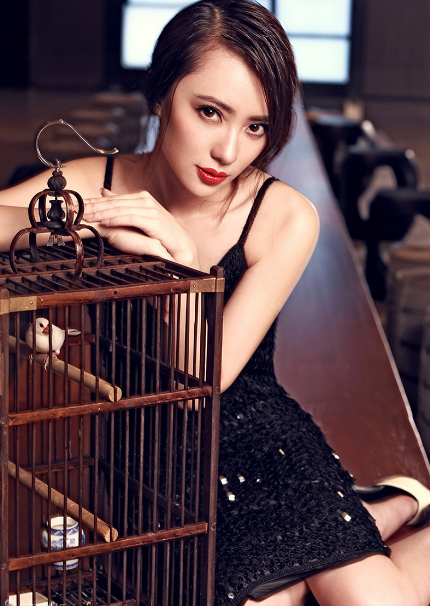 刘萌萌大眼睛很闪亮气质高贵